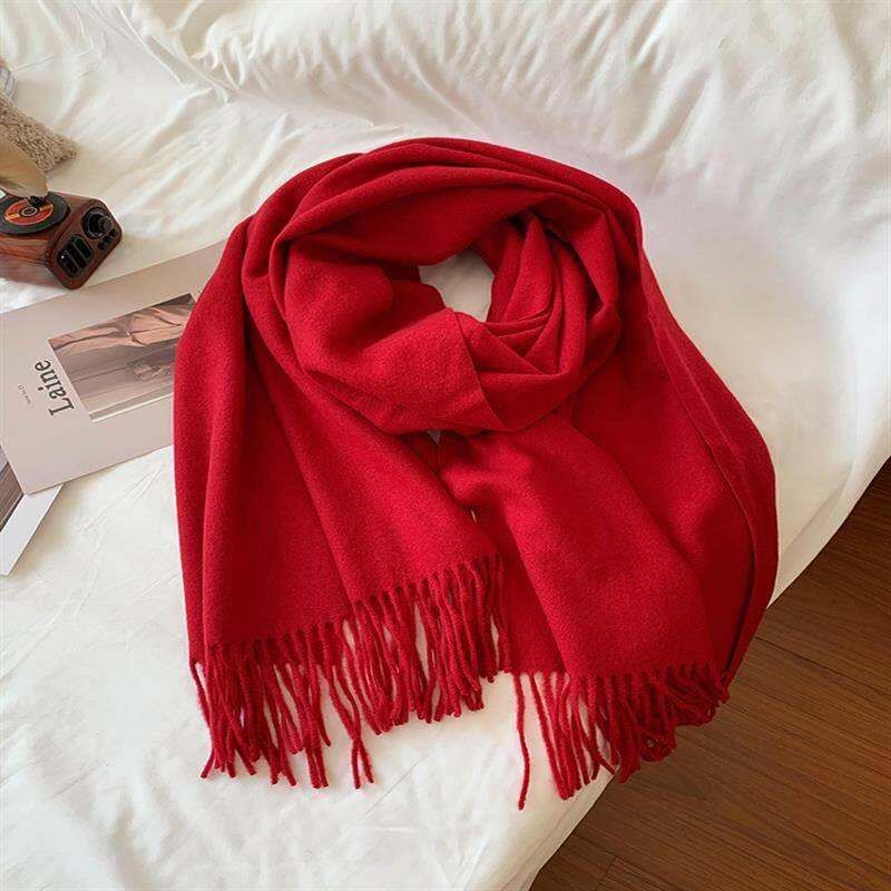Premium Cashmere Wool Winter Scarf – Big Size 72x36 | Soft, Warm & Lightweight