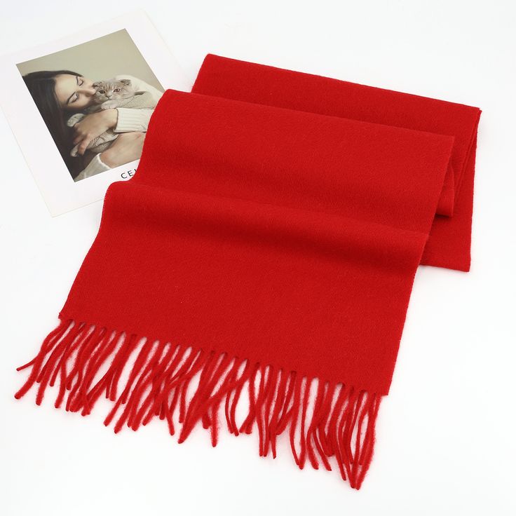 Premium Cashmere Wool Winter Scarf – Big Size 72x36 | Soft, Warm & Lightweight