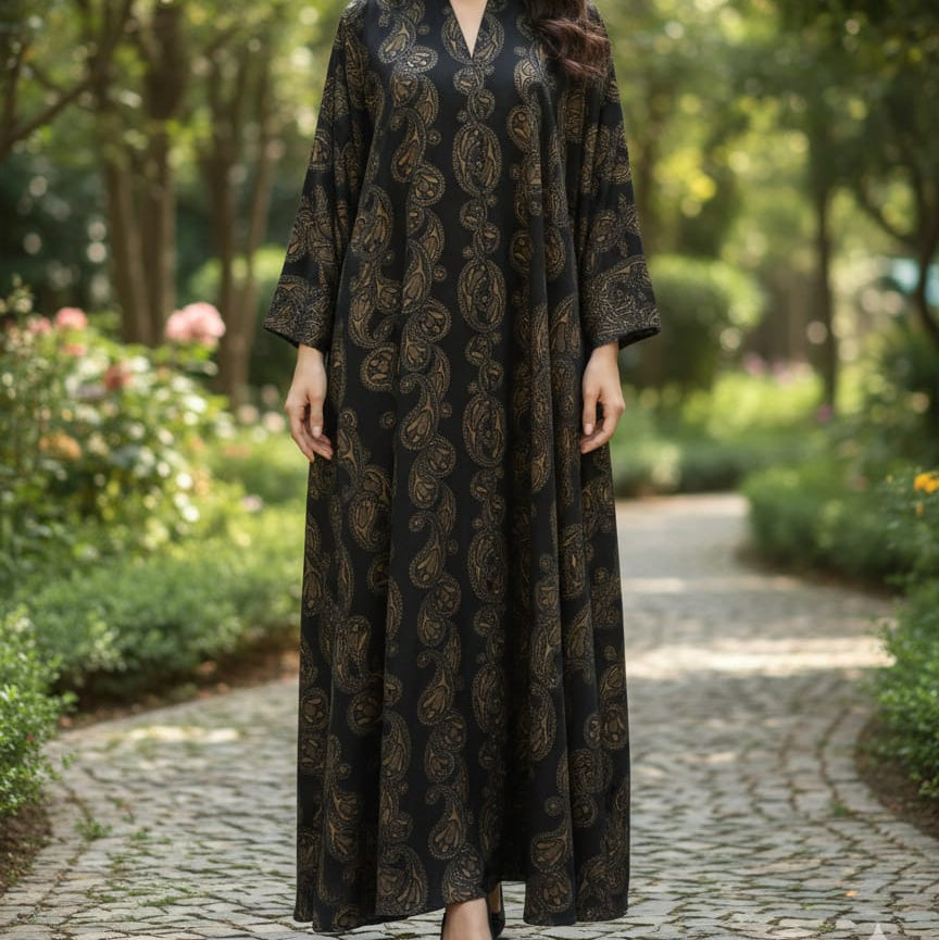 Premium Ombre Georgette Abaya – Stylish & Modest Wear