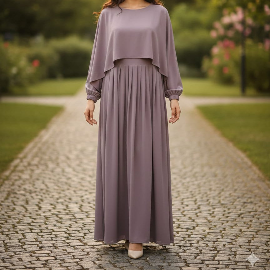 Premium Ombre Georgette Abaya – Stylish & Modest Wear