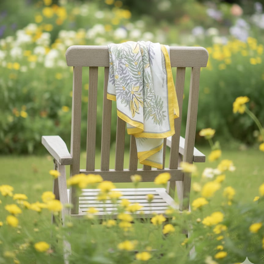 Galaxy Shine Premium Silk Scarf – White Printed Hijab