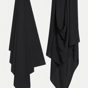 Discount Bundles | 2 Premium Jet Black Hijab | Soft & Non-Slip